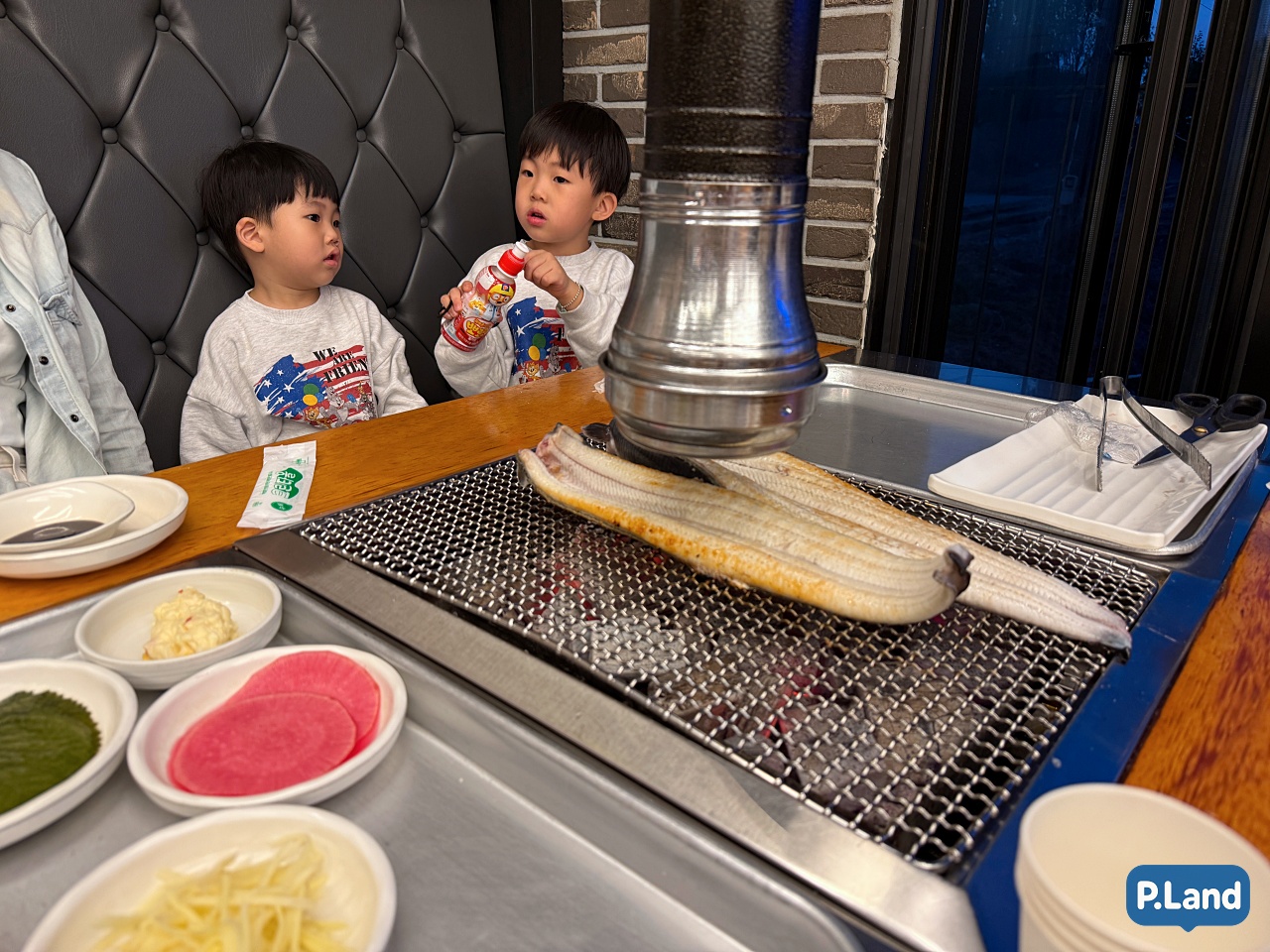 광연수산 – 아이들에게 주신 음료 서비스